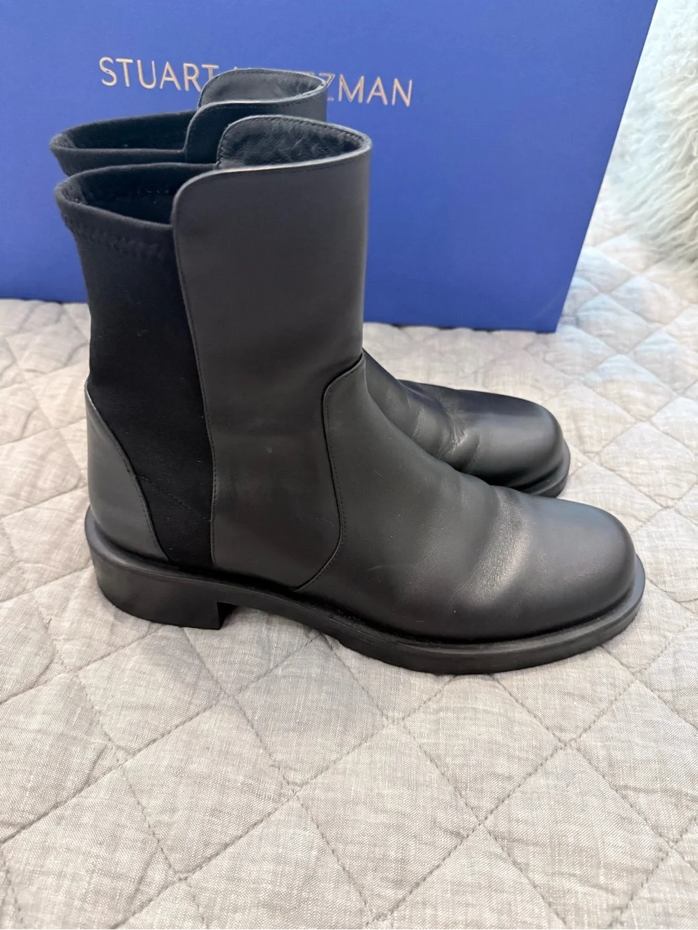 Stuart Weitzman 5050 Bold Booties Size 37/ 6.5